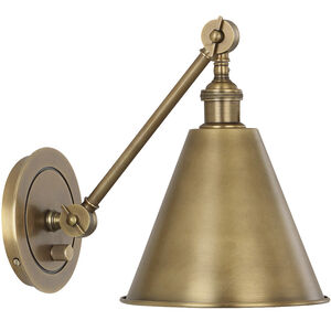 Alloy 20.25 inch 60.00 watt Warm Brass Swing Arm Wall Sconce Wall Light
