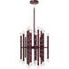 Kane 30 Light 17.75 inch Sugar Plum with Polished Nickel Chandelier Ceiling Light