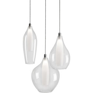 Victoria LED 11 inch Chrome Multi Pendant Ceiling Light