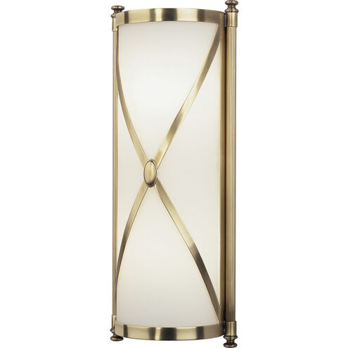 Chase 2 Light 6.5 inch Antique Brass Wall Sconce Wall Light