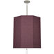 Kate 6 Light 23.75 inch Polished Nickel Pendant Ceiling Light in Vintage Wine