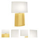 Victor 26.25 inch 100 watt Sunset Yellow Table Lamp Portable Light