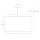 Elena 1 Light 15 inch Painted White Pendant Ceiling Light in Pearl Dupioni