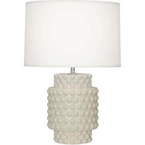 Dolly 21 inch 150 watt Bone Accent Lamp Portable Light