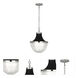 Brighton 1 Light 12.88 inch Polished Nickel Pendant Ceiling Light