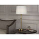 Koleman 25.25 inch 100.00 watt Aged Brass Table Lamp Portable Light