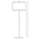 Echo 63.75 inch 150.00 watt Stainless Steel Floor Lamp Portable Light