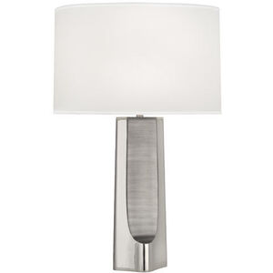Margeaux 28 inch 100 watt Polished Nickel with Matte Nickel Table Lamp Portable Light