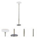 Rico Espinet Ovo 66 inch 150 watt Polished Nickel Torchiere Portable Light