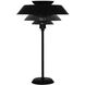 Pierce 26.5 inch 150.00 watt Piano Black Table Lamp Portable Light