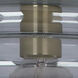 Horizon 1 Light 11.75 inch Smoke Gray Flushmount Ceiling Light