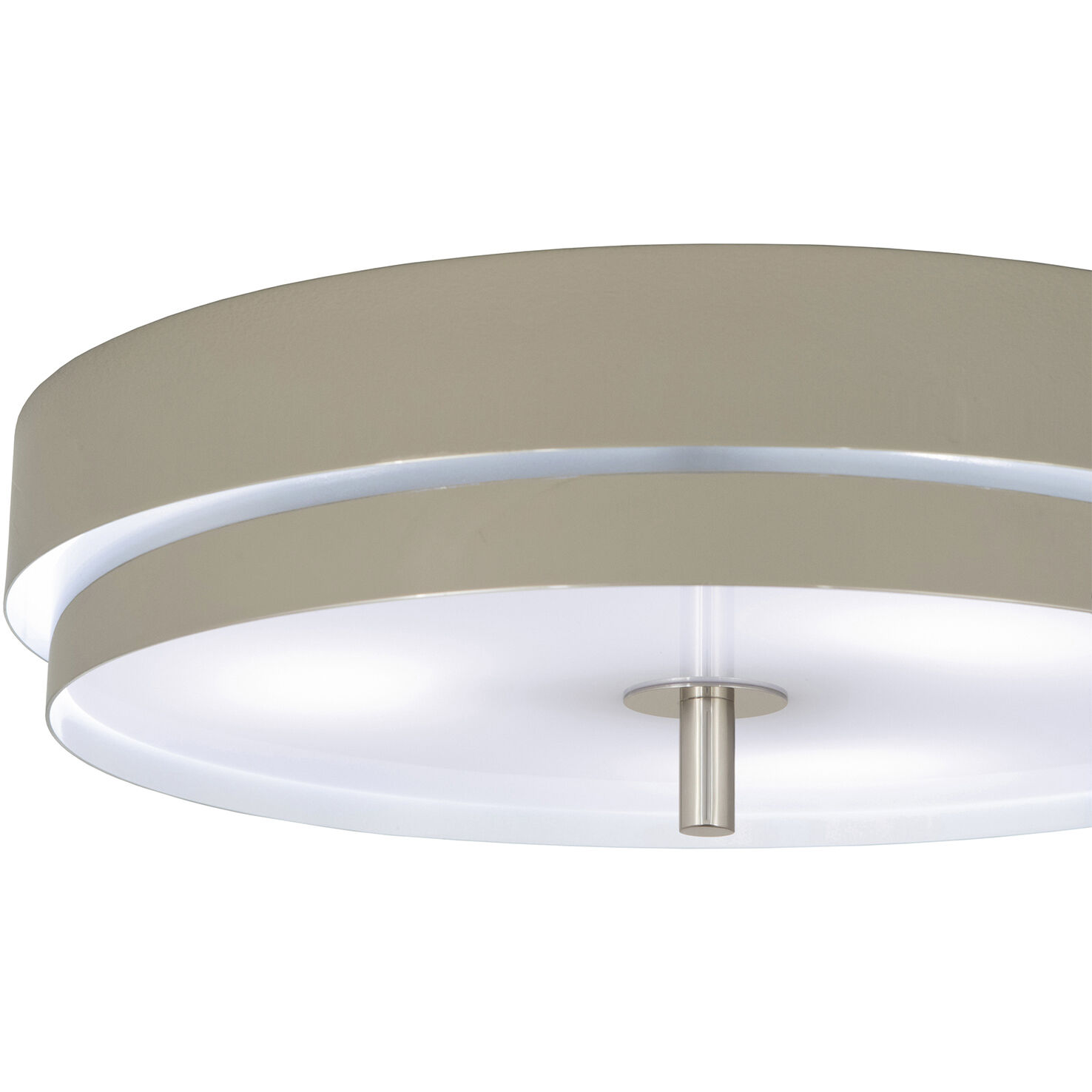 Elliott LED 16 inch Polished Nickel Flush Mount Ceiling Light