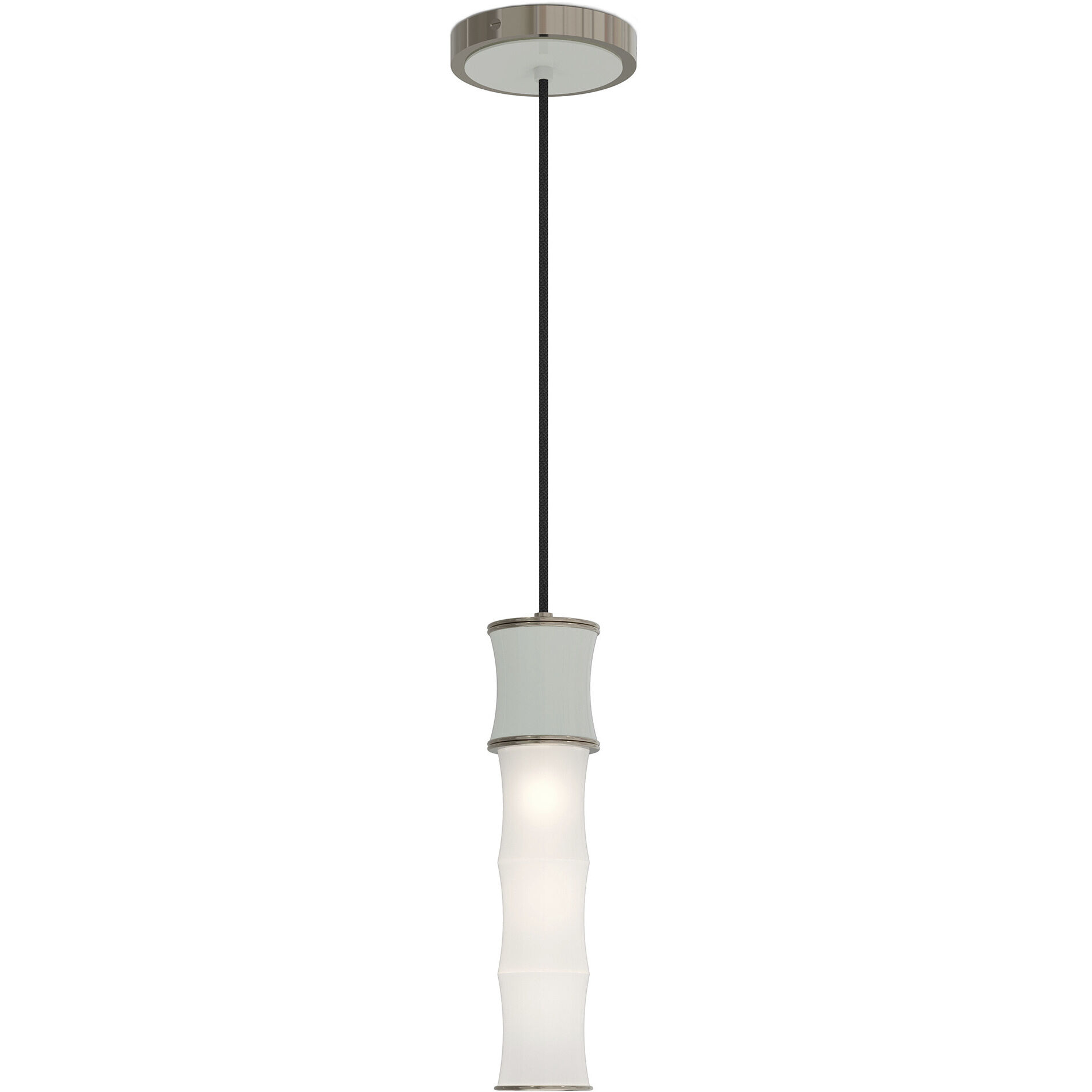 Kane 1 Light 5 inch Celadon with Polished Nickel Pendant Ceiling Light