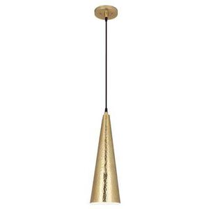 Dal 1 Light 6 inch Modern Brass Pendant Ceiling Light