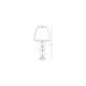 Williamsburg Orlando 31 inch 150.00 watt Clear Crystal / Polished Nickel Table Lamp Portable Light