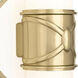 Chase LED 6 inch Antique Brass Wallchiere Wall Light