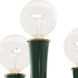 Kane LED 5.25 inch Jungle with Modern Brass Wallchiere Wall Light