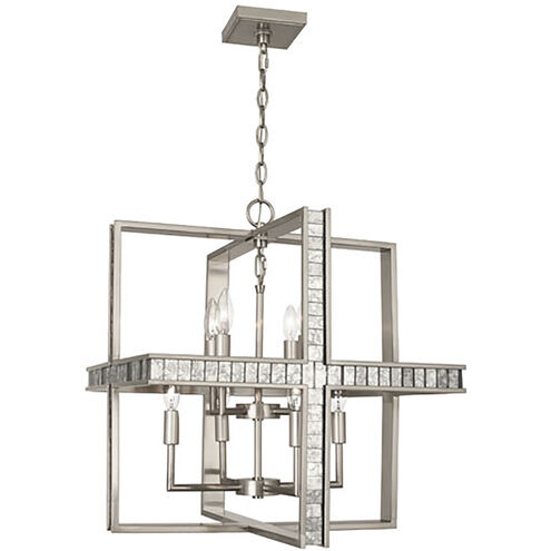 Diana 8 Light 20 inch Antique Silver Pendant Ceiling Light