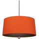 Williamsburg Custis 3 Light 15 inch Polished Nickel Pendant Ceiling Light in William Of Orange With Revolutionary Storm