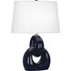 Fusion 27 inch 150 watt Midnight Blue Table Lamp Portable Light
