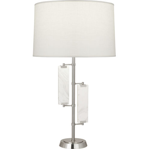 Alston 30 inch 150.00 watt Polished Nickel Table Lamp Portable Light
