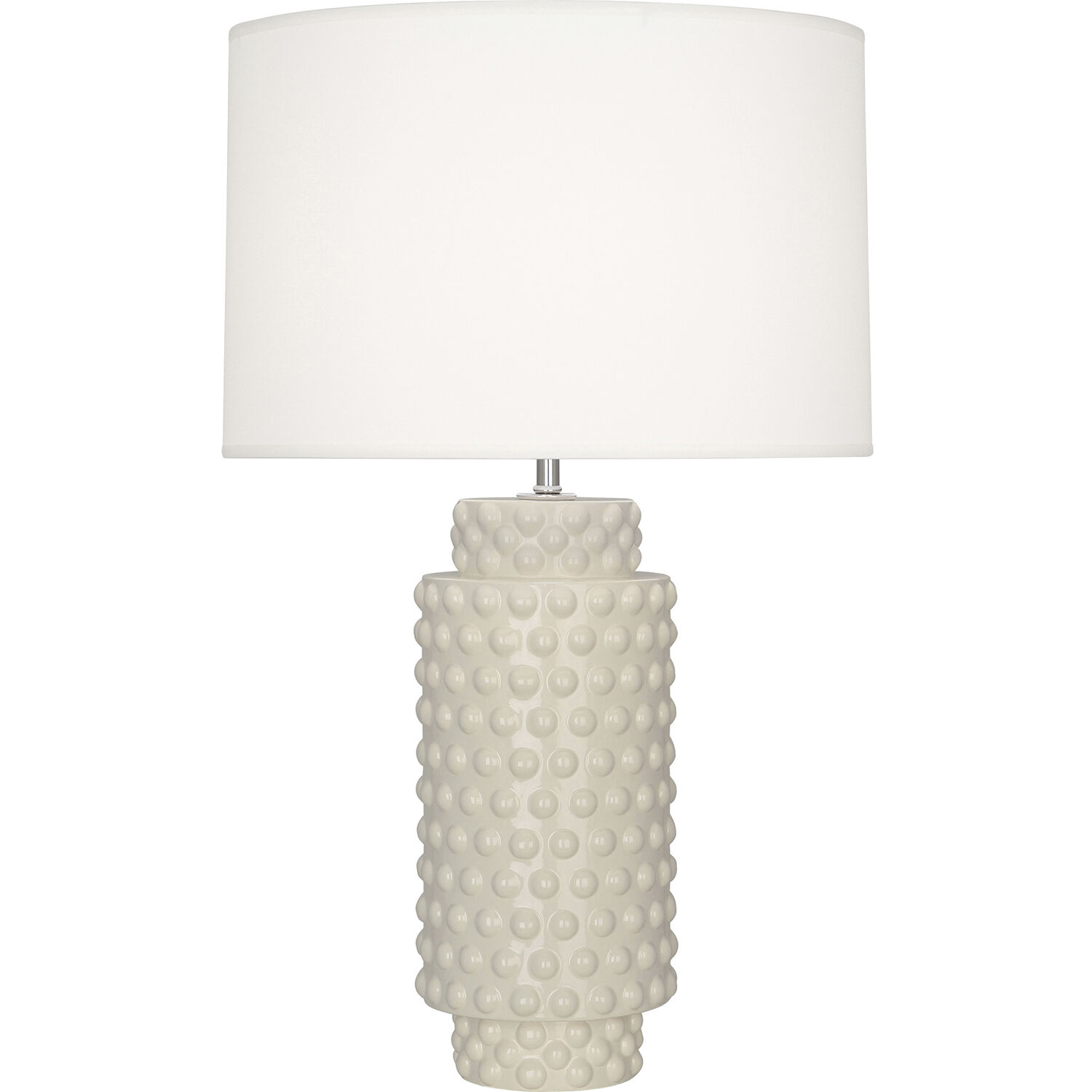 Dolly 27.5 inch 150 watt Bone Table Lamp Portable Light in Fondine