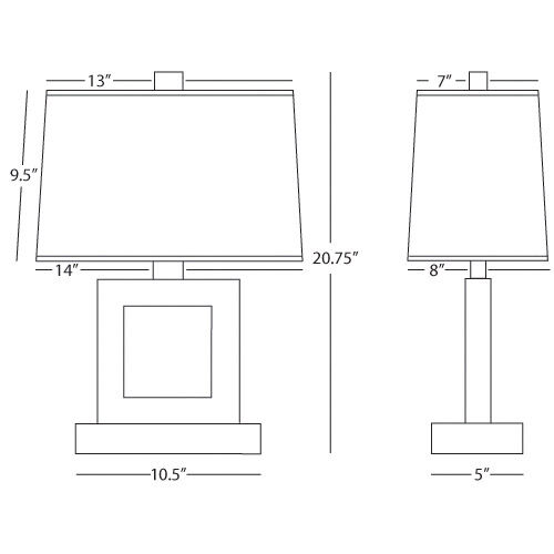 Doughnut 20.75 inch 150.00 watt Natural Brass Table Lamp Portable Light in Snowflake