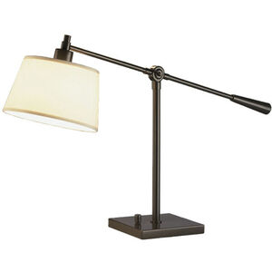 Real Simple 15.75 inch 100.00 watt Deep Bronze Powder Coat Table Lamp Portable Light