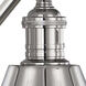 Alloy 20.25 inch 60 watt Polished Nickel Swing Arm Wall Sconce Wall Light