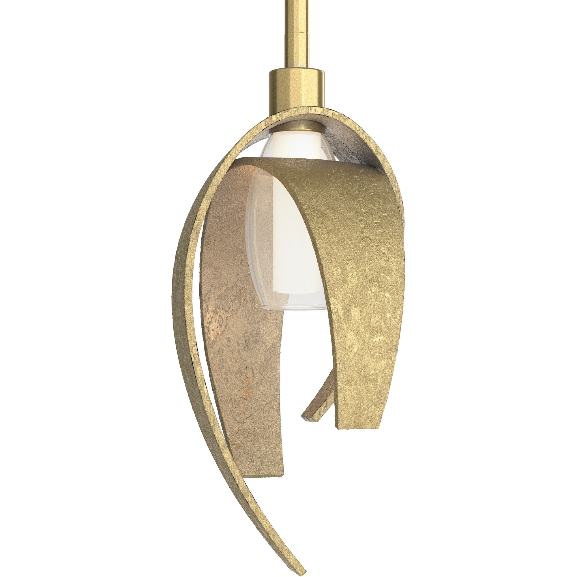 Corona 1 Light 6.2 inch Modern Brass Mini Pendant Ceiling Light - Open Box