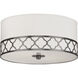 Addison 2 Light 15 inch Patina Nickel Flushmount Ceiling Light
