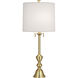 Arthur 34 inch 100.00 watt Modern Brass Table Lamp Portable Light