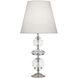 Williamsburg Orlando 31 inch 150.00 watt Clear Crystal / Polished Nickel Table Lamp Portable Light