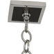 Ranger 3 Light 17.5 inch Matte Black Pendant Ceiling Light in Polished Nickel