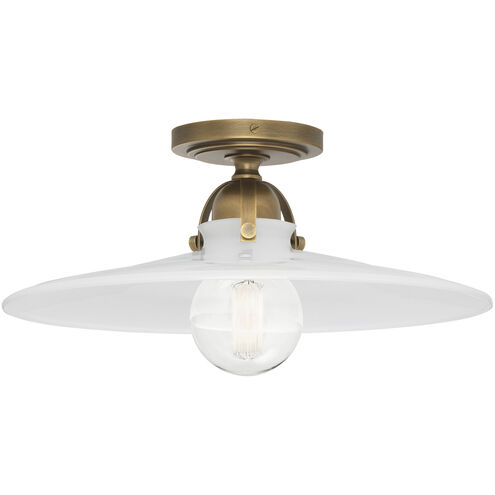 Rico Espinet Arial 1 Light 15.88 inch Warm Brass Flushmount Ceiling Light