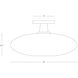 Rico Espinet Ovo 1 Light 15 inch Aged Brass Flushmount Ceiling Light