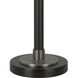 Bruno 26 inch 150 watt Lead Bronze with Ebonized Nickel Table Lamp Portable Light in Fondine
