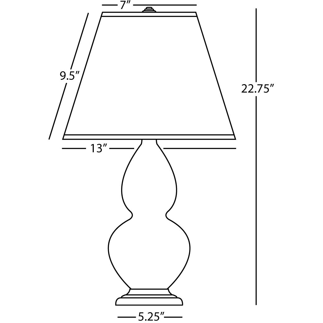 Small Double Gourd 22.75 inch 150.00 watt Sunset Yellow Glazed Ceramic with Deep Patina Bronze Accent Lamp Portable Light in Fall Floral