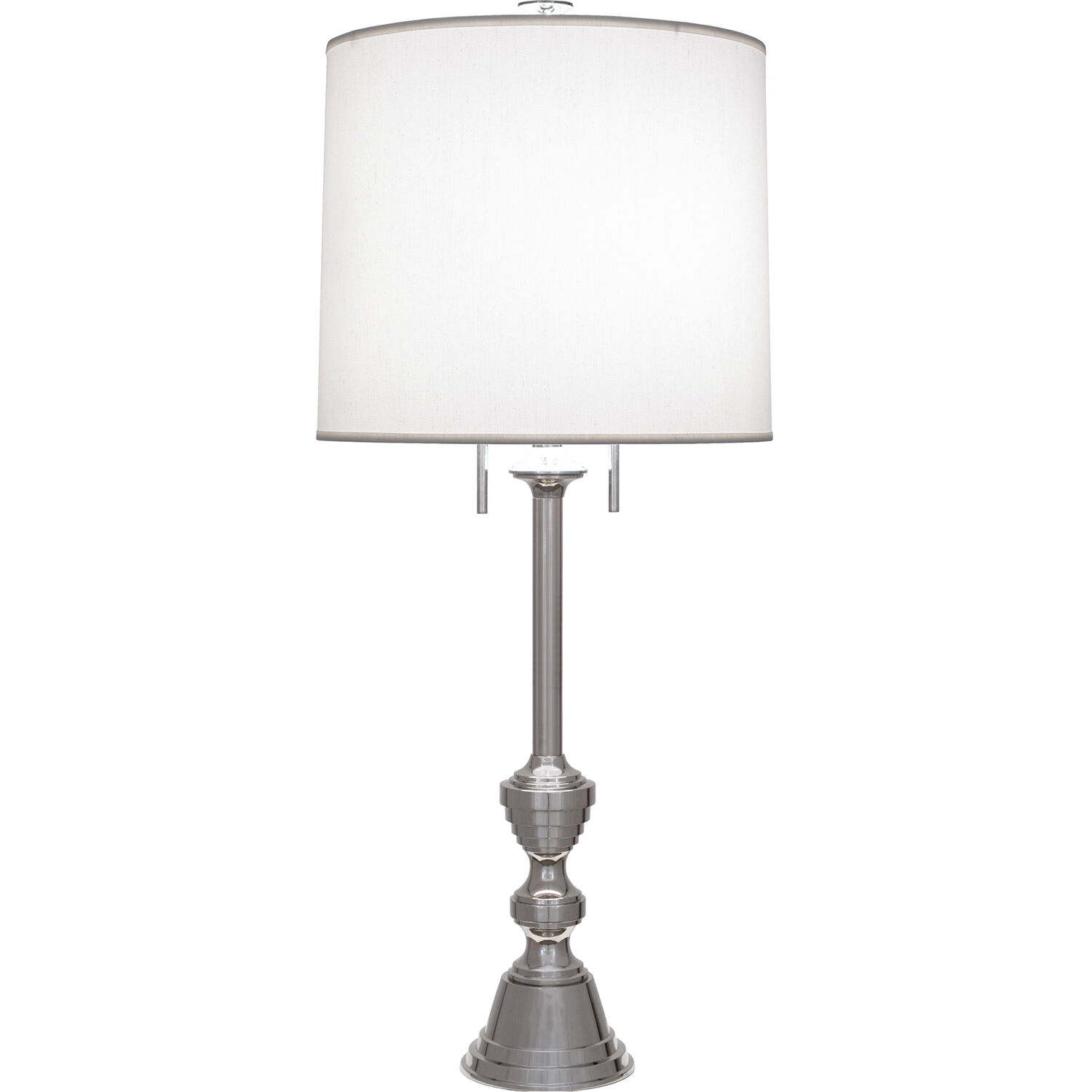 Arthur 34 inch 100.00 watt Polished Nickel Table Lamp Portable Light
