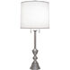 Arthur 34 inch 100.00 watt Polished Nickel Table Lamp Portable Light