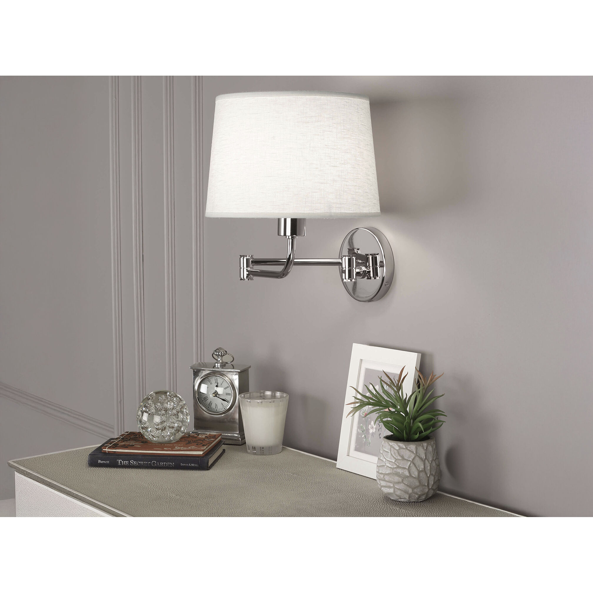 Koleman 1 Light 5 inch Polished Nickel Wall Sconce Wall Light