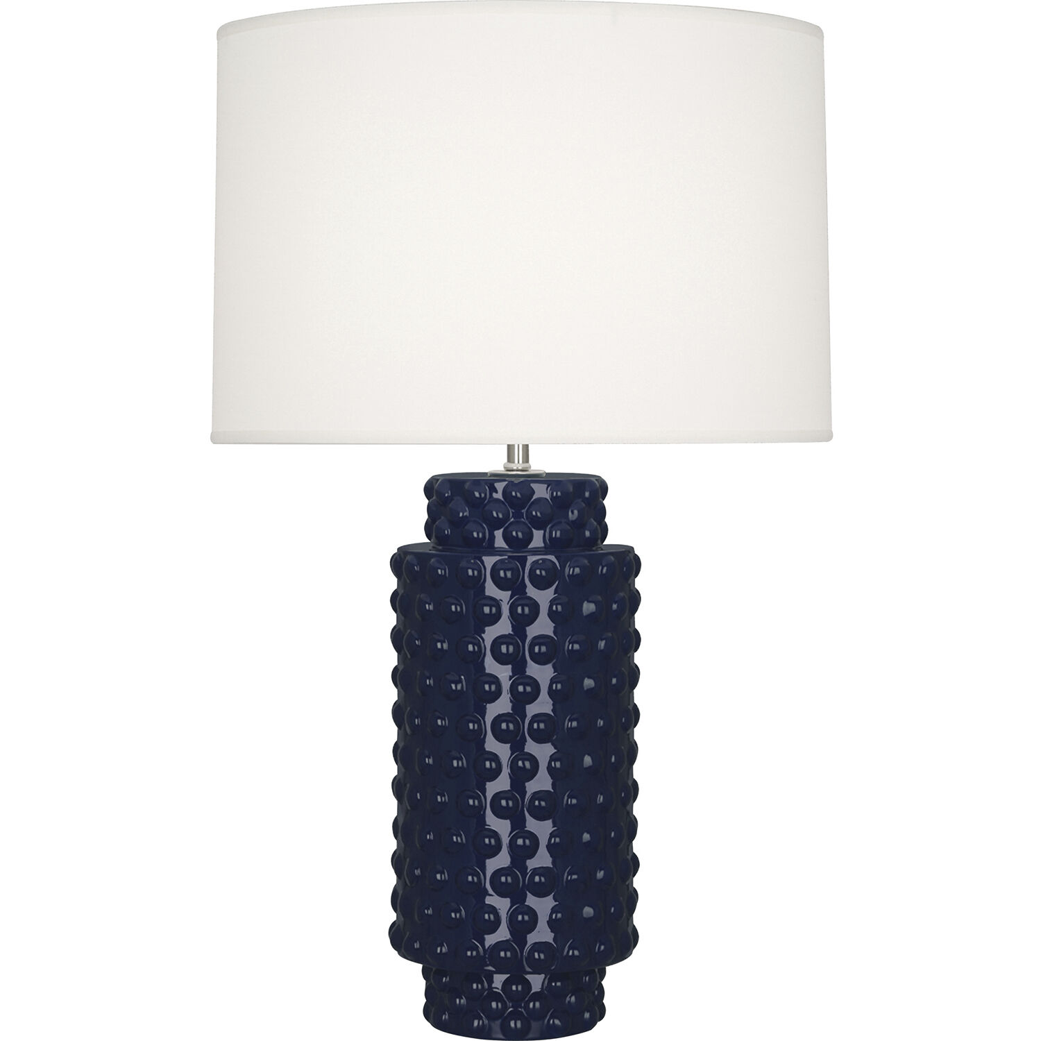 Robert Abbey Dolly 27.5 inch 150.00 watt Midnight Blue Table Lamp Portable Light in Fondine MB800 - Open Box