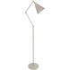 Alloy 10.5 inch 60.00 watt Polished Nickel Floor Lamp Portable Light