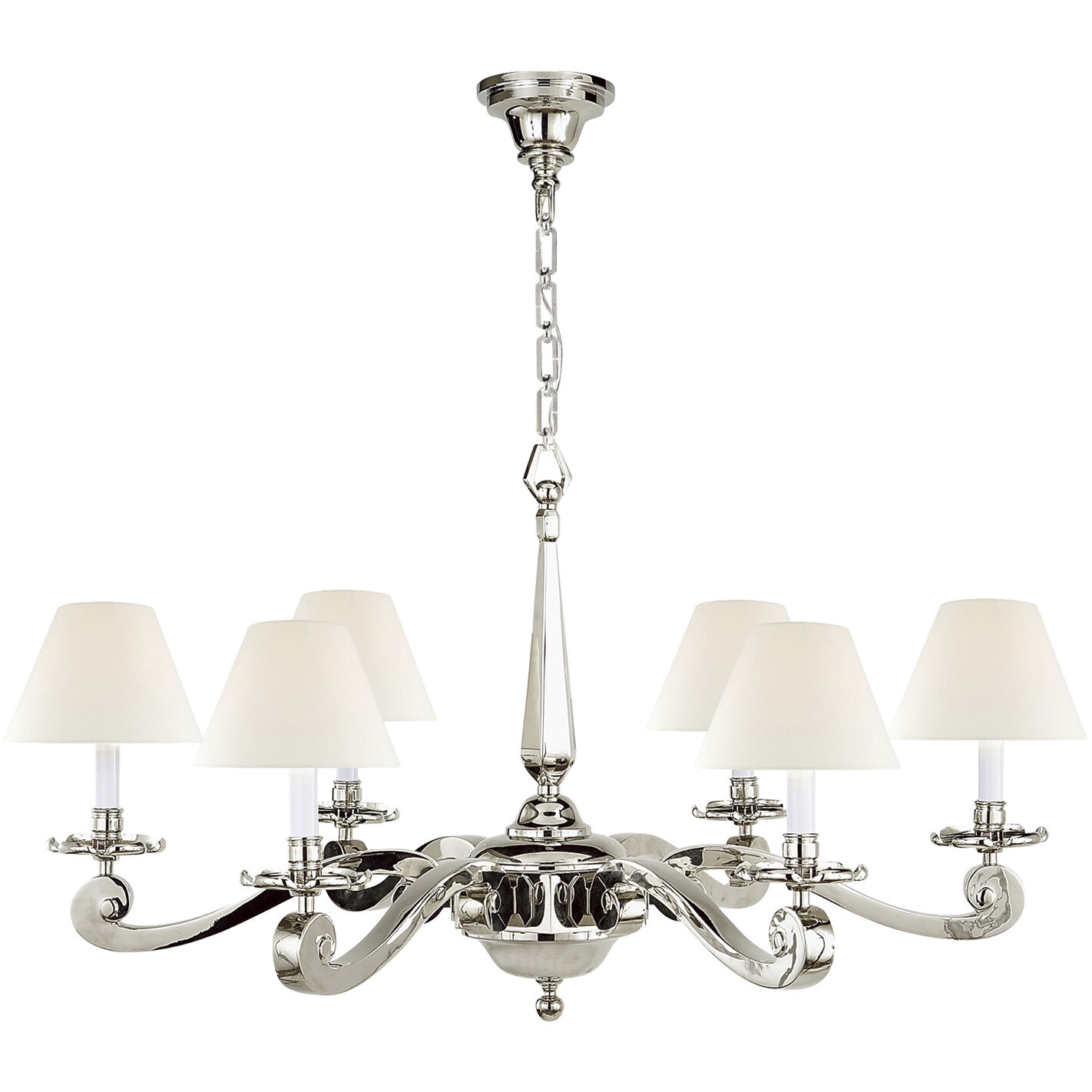Alexa Hampton Myrna Chandelier 6 Light 33.00 inch Chandelier