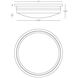 Roderick 3 Light 17 inch Deep Patina Bronze Flushmount Ceiling Light