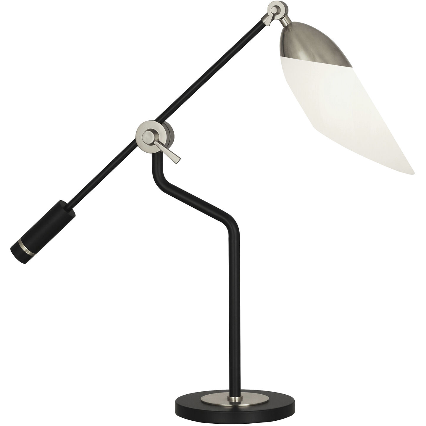Ferdinand 24 inch 60.00 watt Matte Black Painted / Polished Nickel Table Lamp Portable Light