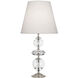 Williamsburg Orlando 31 inch 150.00 watt Clear Crystal / Polished Nickel Table Lamp Portable Light