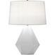 Delta 22.5 inch 150.00 watt Daisy Glaze with Polished Nickel Table Lamp Portable Light