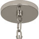 Decker 3 Light 24 inch Polished Nickel Pendant Ceiling Light in Smoke Gray