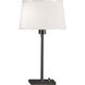 Real Simple 22.75 inch 100 watt Gunmetal Powder Coat Table Lamp Portable Light